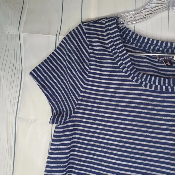 Modcloth short sleeve striped shirt - Picture 4 of 9